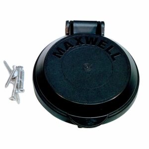 Image 1: Maxwell Windlass Foot Switch Replacement Bezel Cover - Black