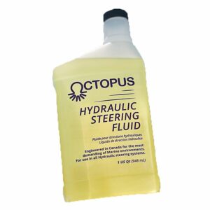 Image 1: Octopus Hydraulic Steering Fluid - Quart
