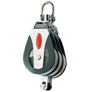 Image 1: Ronstan Series 40 All Purpose Block - Triple - Becket - Swivel Head