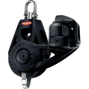Image 1: Ronstan Series 40 Ball Bearing Orbit Block - Single - Becket - Cleat - Swivel Head