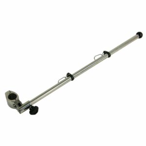 Image 1: Whitecap Clamp-On Flag Pole - 1/2" Diameter Stainless Steel Clamp & Pole