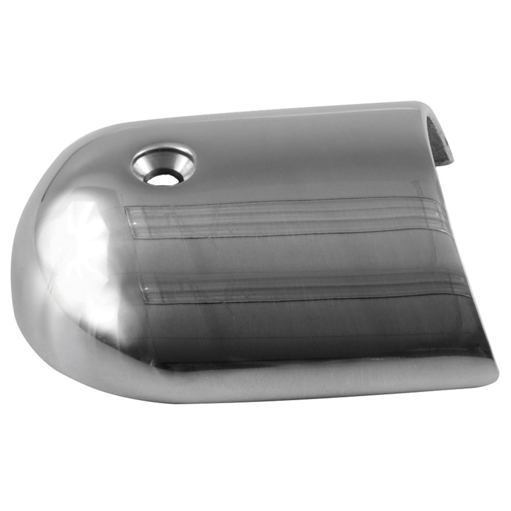 Image 1: TACO Rub Rail End Cap - 1-7/8" - Stainless Steel