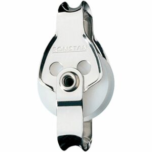 Image 1: Ronstan Series 25 Utility Block - Single, Becket, Loop Head