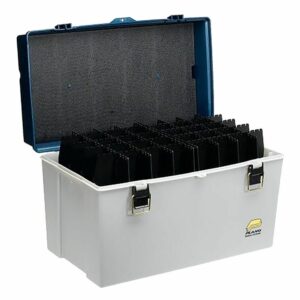 Image 1: Plano Big Game Tackle Box - Silver/Blue Metallic