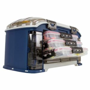 Image 1: Plano Elite™ Series Angled Tackle System 3700 - Blue