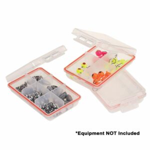 Image 1: Plano Waterproof Terminal 3-Pack Tackle Boxes - Clear