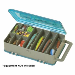 Image 1: Plano Double-Sided Tackle Organizer Medium - Silver/Blue