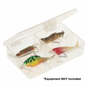 Image 1: Plano Four-Compartment Tackle Organizer - Clear