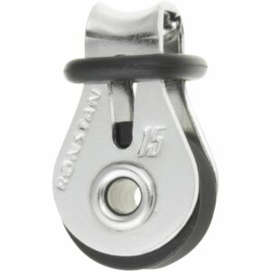 Image 1: Ronstan Series 15 Ball Bearing Utility Block - Single Block, Loop Head