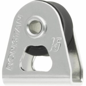 Image 1: Ronstan Series 15 Ball Bearing Utility Block - Upright Lead Block