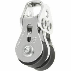 Image 1: Ronstan Series 15 Ball Bearing Utility Block - Double, Loop Head