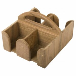 Image 1: Whitecap Teak 4-Mug Holder