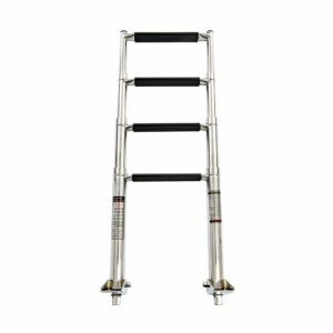 Image 1: Whitecap 4-Step Telescoping Swim Ladder