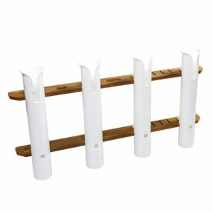 Image 1: Whitecap Teak 4-Rod Tournament Storage Pack