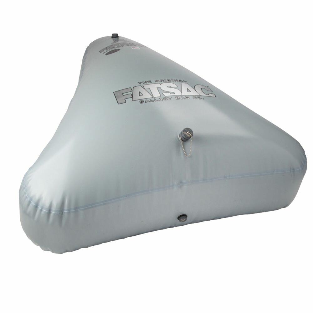 Image 1: FATSAC Open Bow Triangle Fat Sac Ballast Bag - 650lbs - Gray