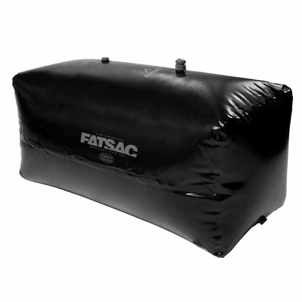 Image 1: FATSAC Jumbo V-Drive Wakesurf Fat Sac Ballast Bag - 1100lbs - Black