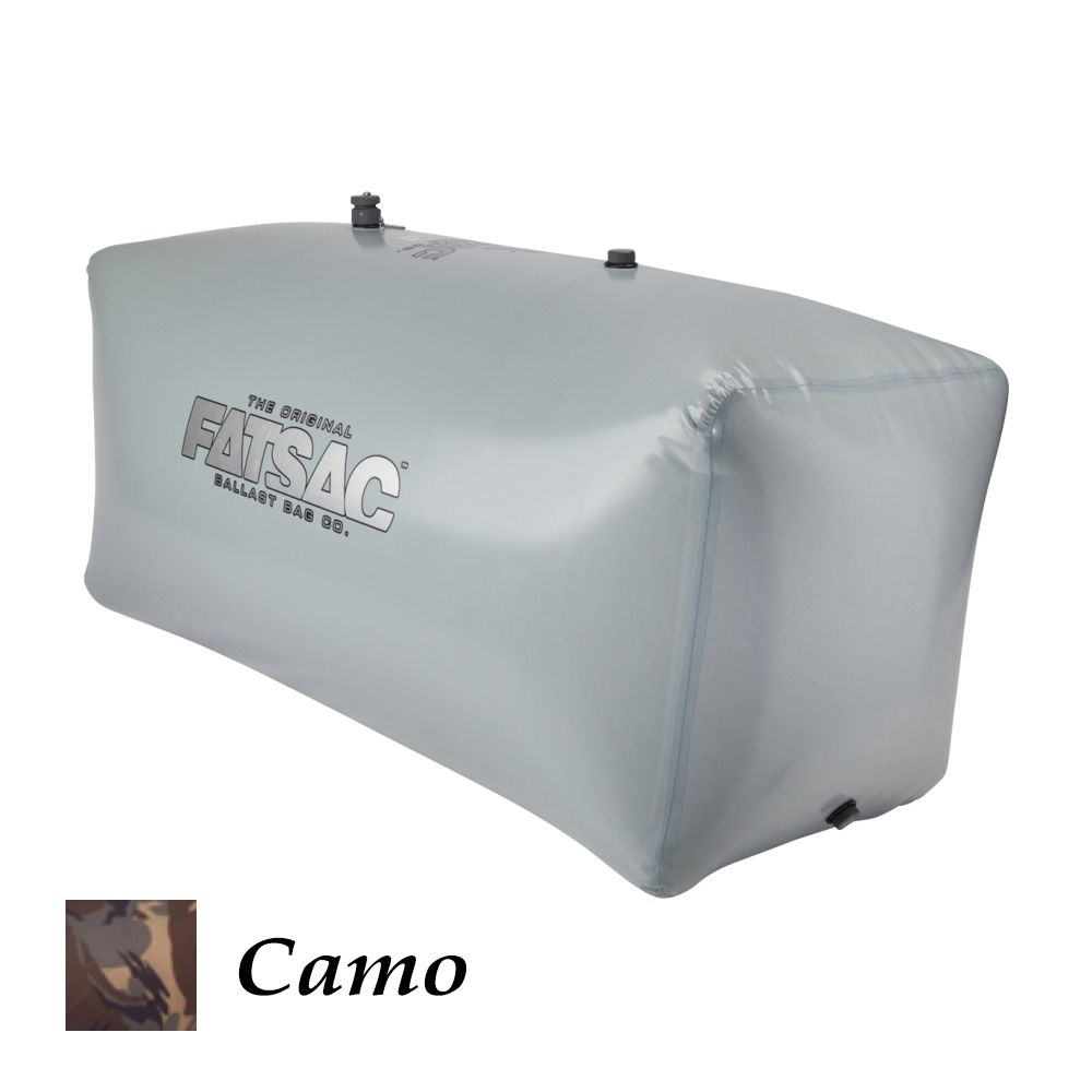 Image 1: FATSAC Jumbo V-Drive Wakesurf Fat Sac Ballast Bag - 1100lbs - Camo