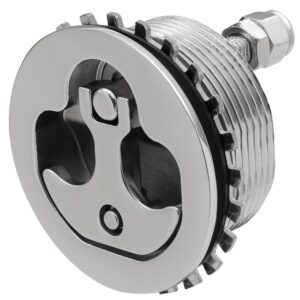 Image 1: Whitecap Compression Handle Stainless Steel Locking