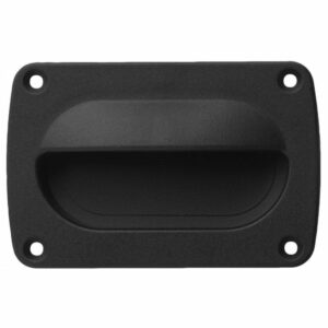 Image 1: Whitecap Nylon Flush Pull - Large - Black