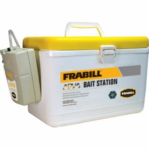 Image 1: Frabill Bait Box w/Aerator - 8 Quart