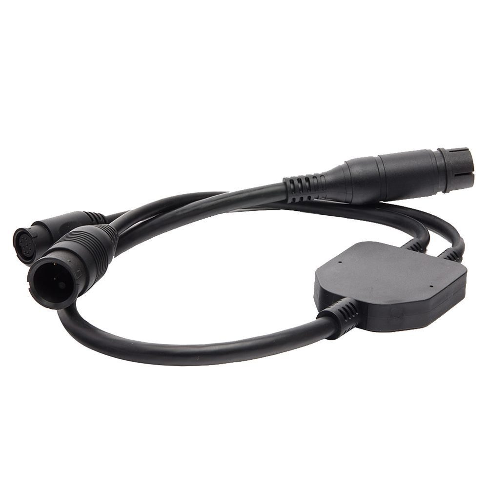 Image 1: Raymarine Adapter Cable - 25-Pin to 9-Pin & 8-Pin - Y-Cable to DownVision & CP370 Transducer to Axiom RV