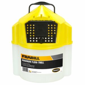 Image 1: Frabill Magnum Flow Troll® Bucket - 10 Quart