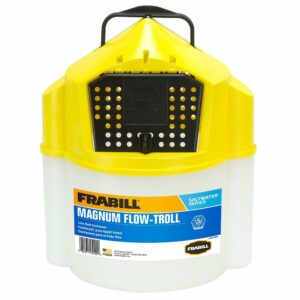 Image 1: Frabill Magnum Flow Troll® Shrimp Bucket - 10 Quart