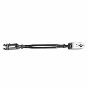 Image 1: C. Sherman Johnson Jaw/Jaw Tubular Turnbuckle T-Style 3/8-24 Thread