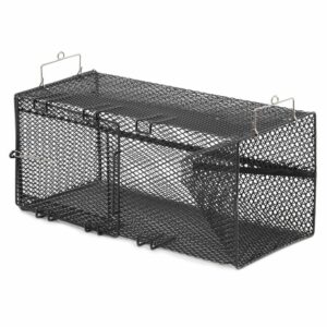 Image 1: Frabill Black Pinfish Rectangular Trap - 18" x 12" x 8"