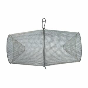 Image 1: Frabill Torpedo Trap - Galvanized Minnow Trap - 10" x 9.75" x 9"