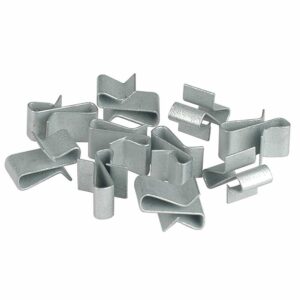 Image 1: C.E. Smith Trailer Frame Clips - Zinc - 3/8" Wide - 10-Pack