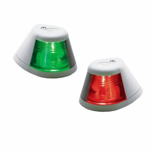Image 1: Perko 12V Side Lights - Pair - Horizontal Mount - White