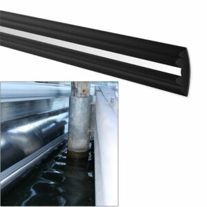 Image 1: Megaware PontoonGuard® - 40' Kit - (2) 20' Guards f/Pontoon Up To 25' - Black