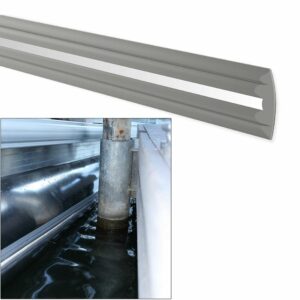 Image 1: Megaware PontoonGuard® - 32' Kit - (2) 16' Guards f/Pontoon Up To 21' - Gray