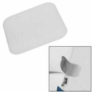 Image 1: Megaware ScuffBuster™ Standard - 5.75" x 4.5" - Solid Bowguard - 22G - Stainless Steel