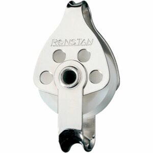 Image 1: Ronstan Series 30 Utility Block - Single, Becket, Loop Head