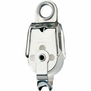 Image 1: Ronstan Series 30 Utility Block - Single, Becket, Ferrule Eye Head