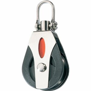 Image 1: Ronstan Series 30 Utility Ball Bearing Block - Single, Swivel Shackle Head