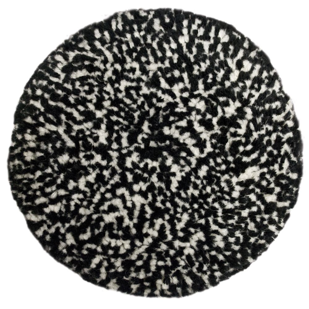 Image 1: Presta Wool Compounding Pad - Black & White Heavy Cut