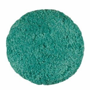 Image 1: Presta Rotary Blended Wool Buffing Pad - Green Light Cut/Polish