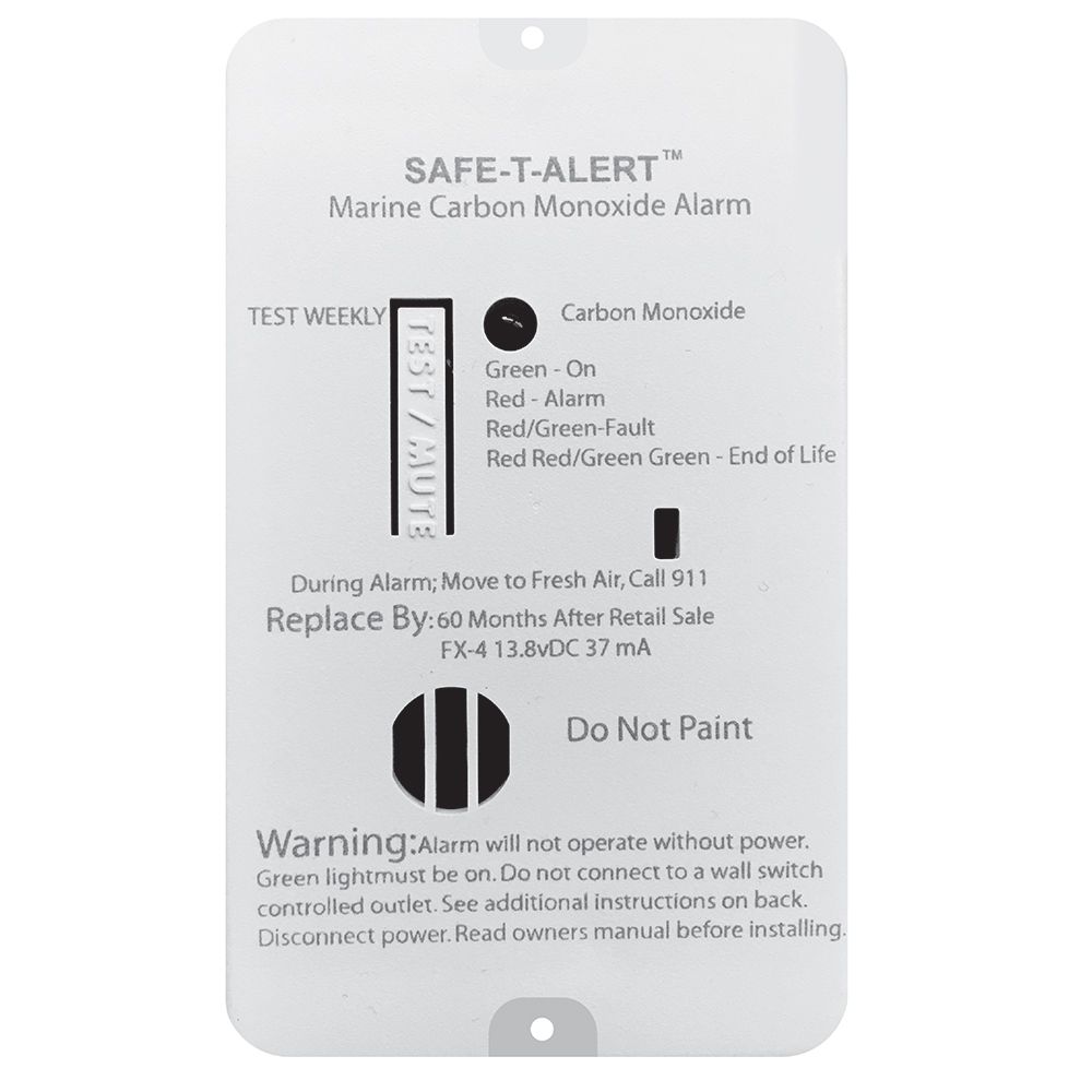 Image 1: Safe-T-Alert FX-4 Carbon Monoxide Alarm