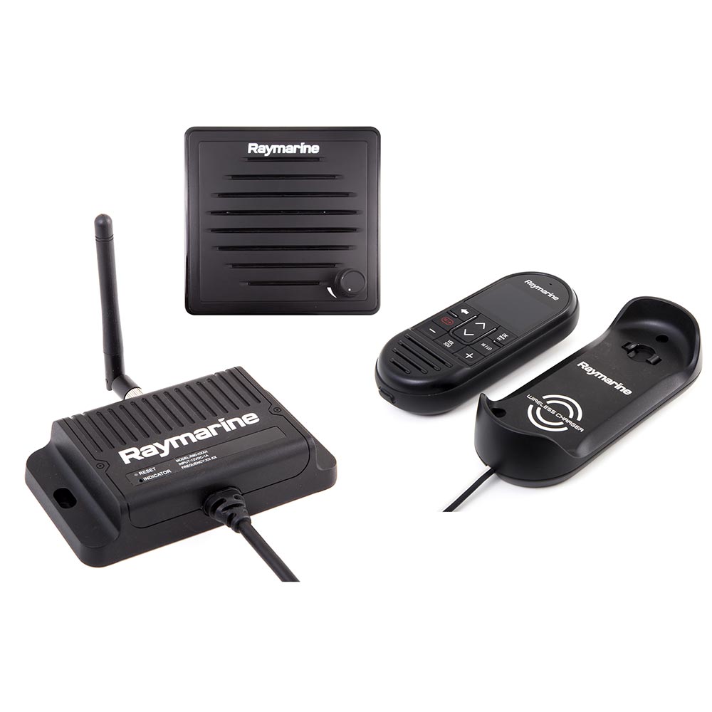 Image 1: Raymarine Ray90 Wireless First Station Kit with Passive Speaker, Wireless Handset & Wireless Hub