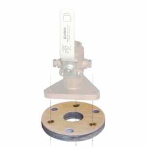 Image 1: GROCO Backing Block f/1-1/4" & 1-1/2" Seacocks