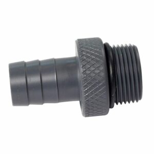Image 1: FATSAC 3/4" Barbed End - Sac Valve Threads w/O-Rings f/Auto Ballast Systems