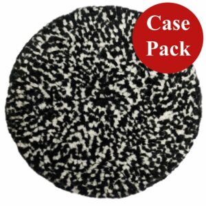 Image 1: Presta Wool Compounding Pad - Black & White Heavy Cut - *Case of 12*
