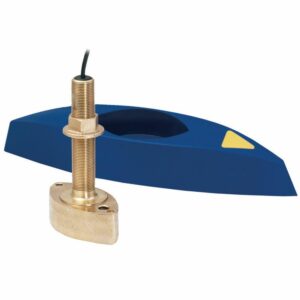 Image 1: Airmar B45-DT-HB 600W Thru-Hull Transducer w/Fairing Block & Humminbird #9 Connector