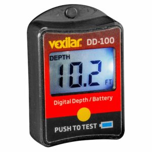 Image 1: Vexilar Digital Depth & Battery Gauge