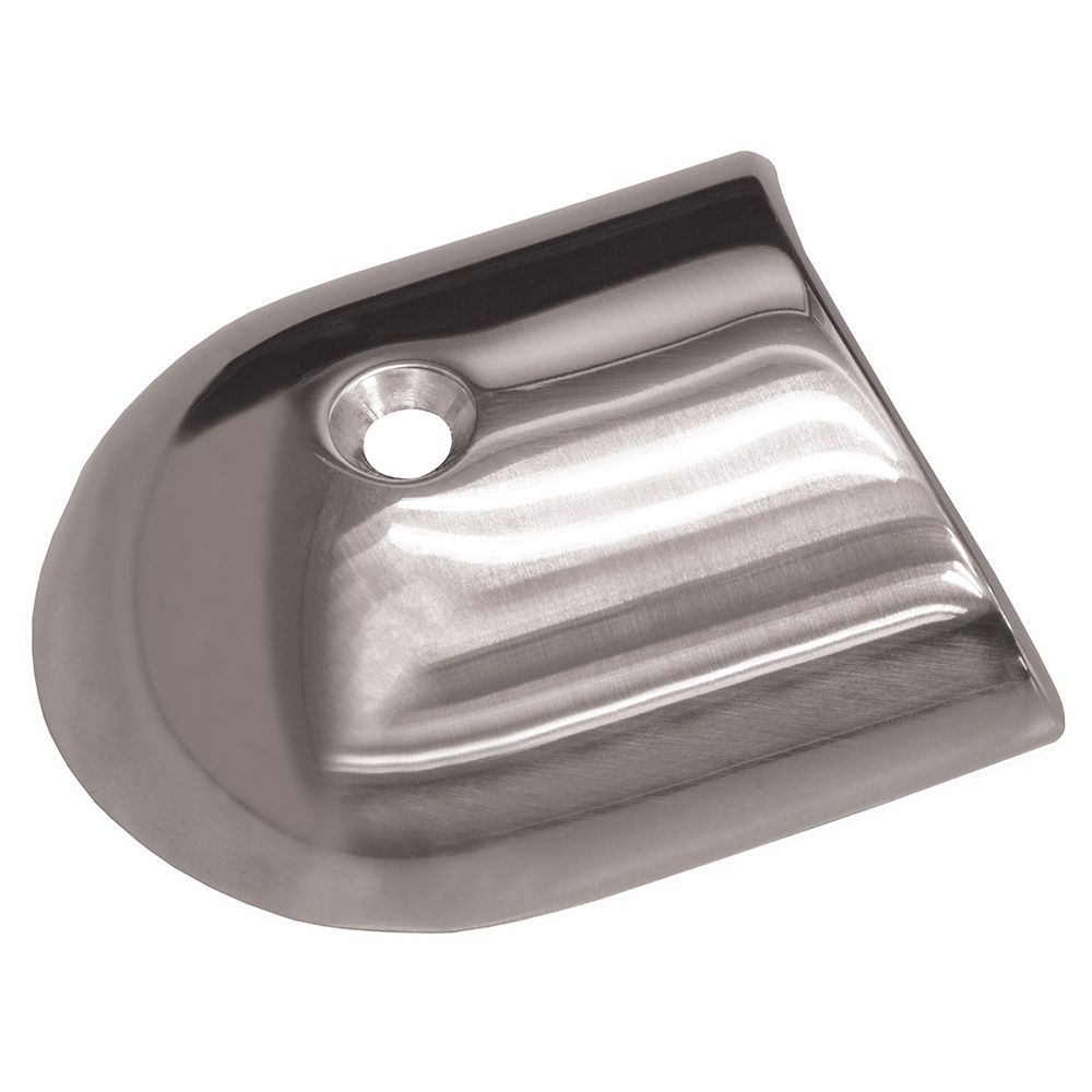 Image 1: TACO Polished Stainless Steel 2-19/64’’ Rub Rail End Cap
