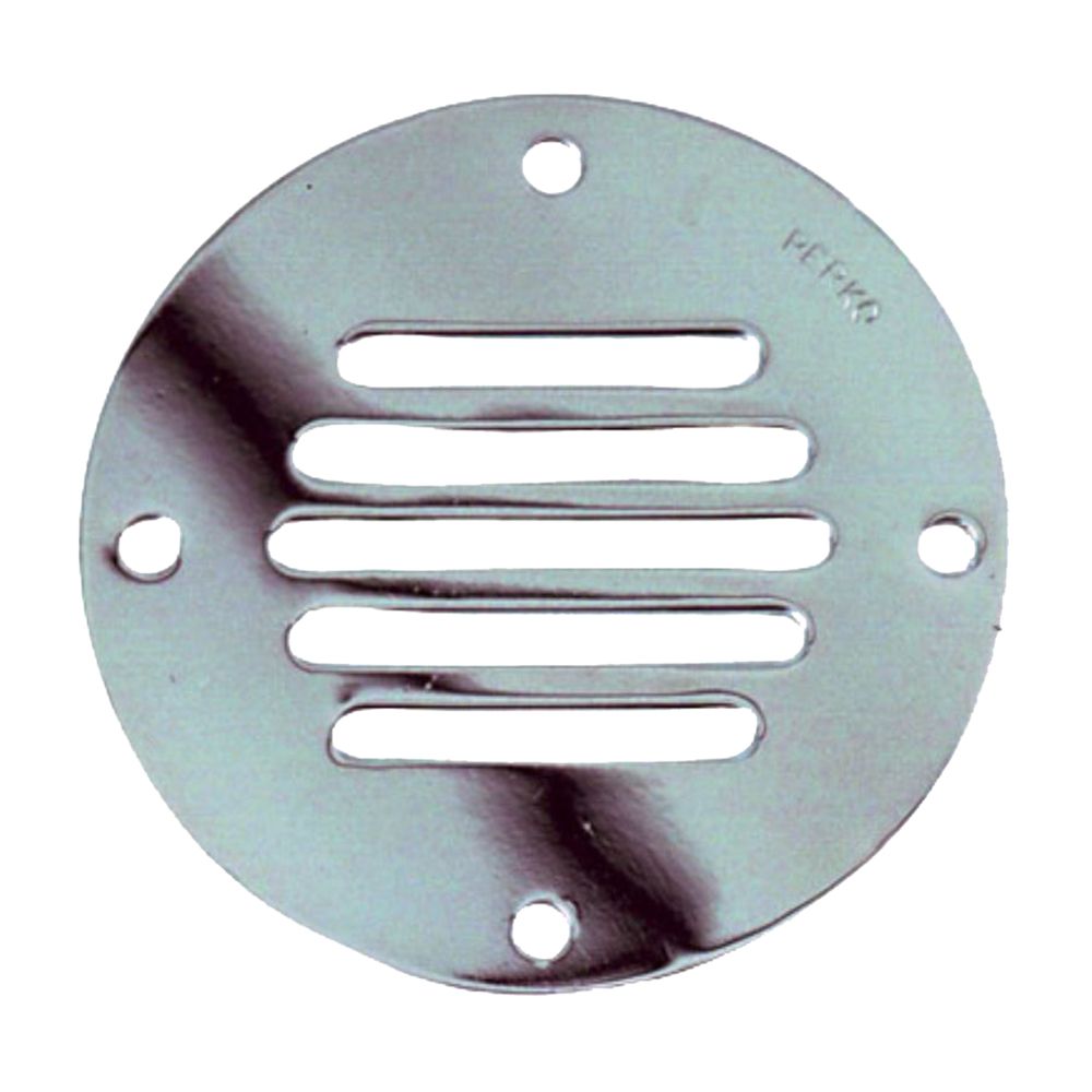 Image 1: Perko Chrome Plated Brass Round Locker Ventilator - 2-1/2"