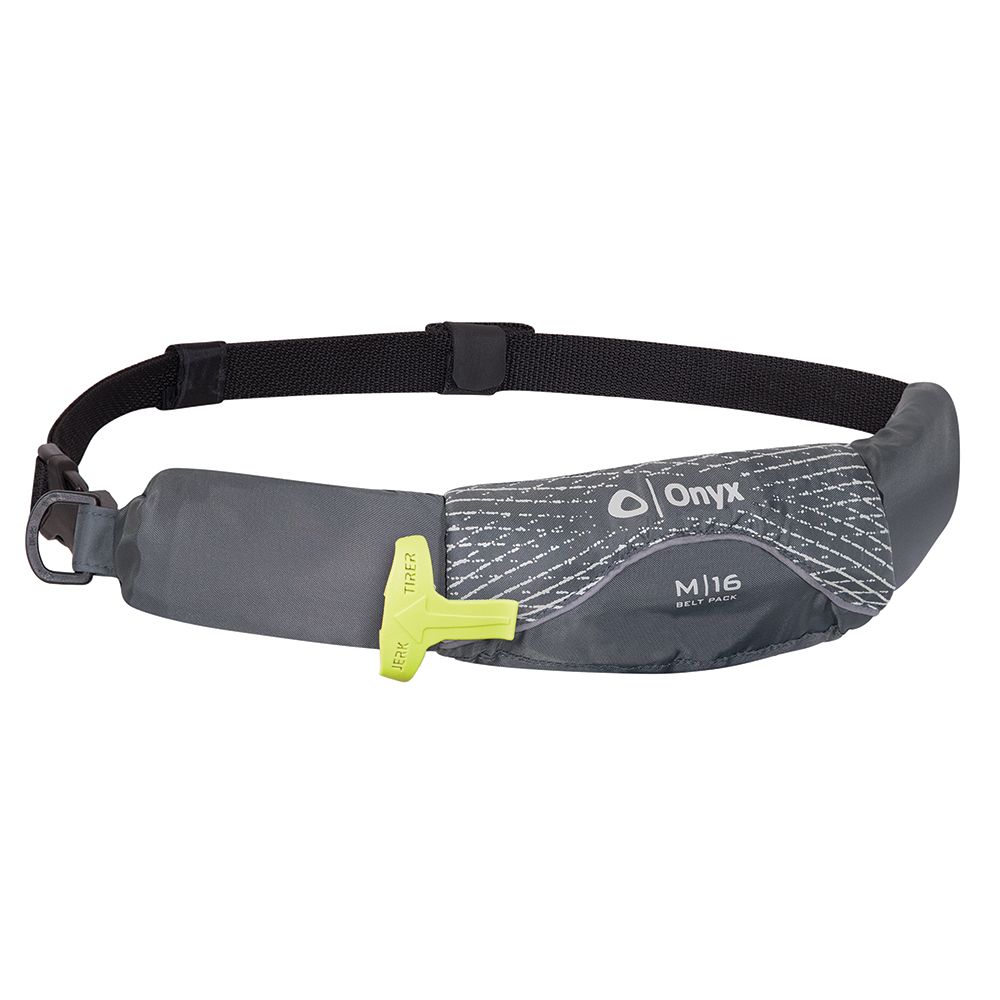 Image 1: Onyx M-16 Manual Inflatable Belt Pack (PFD) - Grey